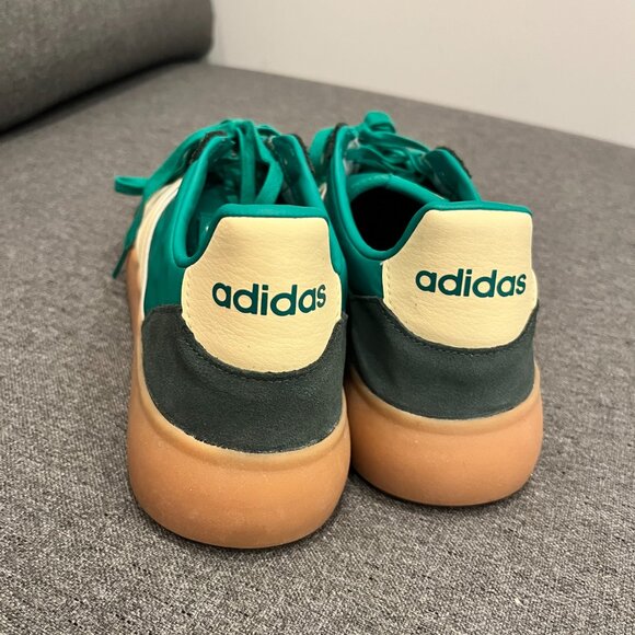 Men's Adidas Sneakers - Green & Cream Colorway - Size 12.5 - Picture 4 of 8